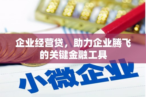古塔企业经营贷，助力企业腾飞的关键金融工具