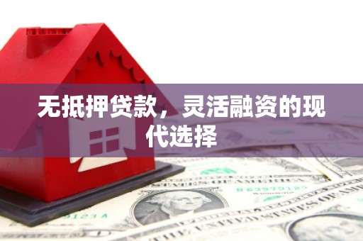 古塔无抵押贷款，灵活融资的现代选择