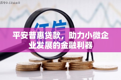 古塔平安普惠贷款，助力小微企业发展的金融利器
