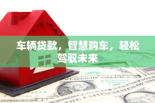 古塔车辆贷款，智慧购车，轻松驾驭未来