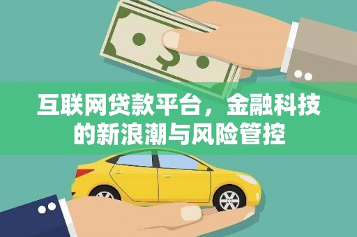 古塔互联网贷款平台，金融科技的新浪潮与风险管控
