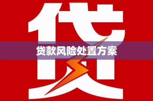 古塔贷款风险处置方案